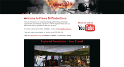 Desktop Screenshot of frame30.com