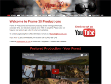 Tablet Screenshot of frame30.com